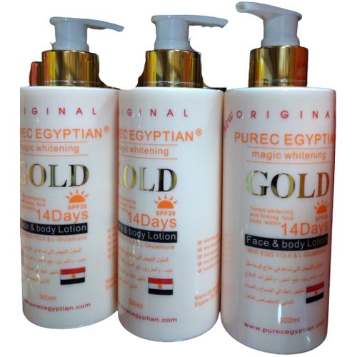 Pure White Egypt Gold – Brightening Body &amp; Face Care*