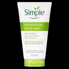 Simple age resistance facial wash