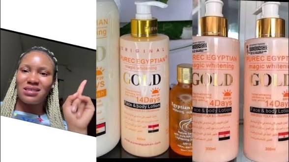 Pure White Egypt Gold – Brightening Body &amp; Face Care*